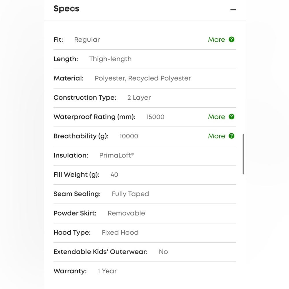 Roxy Stated Snow Jacket - Size Medium - image 4